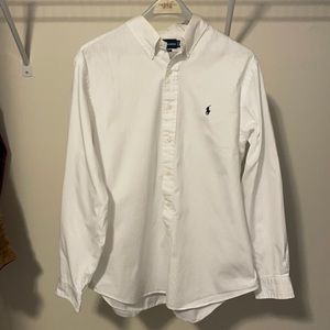 Ralph Lauren, White, Classic Fit Dress Shirt, 16 1/2, 34/35